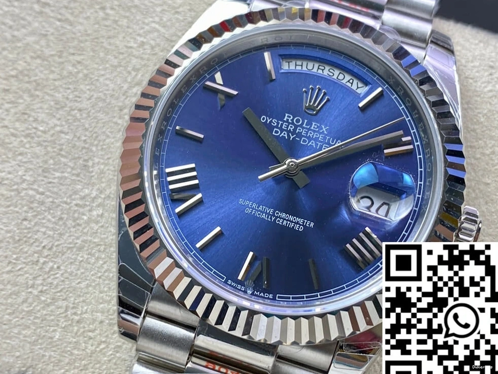 EW Blue M228236-0007 Rolex Dial Day Factory Date 0124